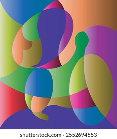 plano de fundo geométrico e fluido abstract moderno, uso para cartaz, capa, história de mídia social, banner, impressão de tecido, líquido, capas de revistas, tabloides, arte em papel