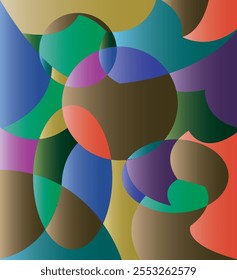 trendy geometric and fluid abstract background, Use for poster, cover, social media story, banner, fabric print,liquid,magazine covers, tabloids,paper art