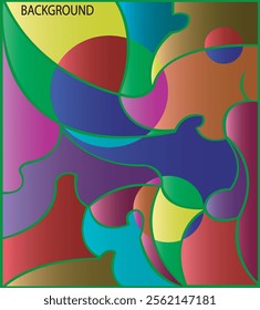 trendy geometric and fluid abstract background, Use for poster, cover, social media story, banner, fabric print,liquid,magazine covers, tabloids,paper art