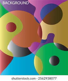 trendy geometric and fluid abstract background, Use for poster, cover, social media story, banner, fabric print,liquid,magazine covers, tabloids,paper art