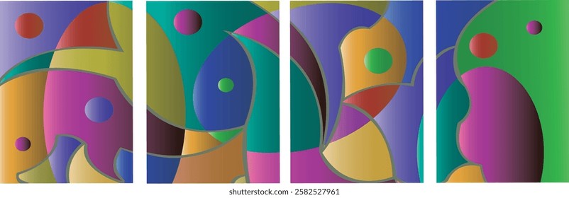 trendy geometric and fluid abstract background. Use for poster, cover, social media story, banner, fabric print,liquid.magazine covers, tabloids,paper art