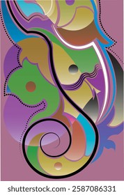 trendy geometric and fluid abstract background. Use for poster, cover, social media story, banner, fabric print,liquid.magazine covers, tabloids,paper art