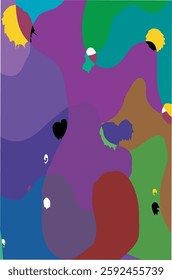 trendy geometric and fluid abstract background. Use for poster, cover, social media story, banner, fabric print,liquid.magazine covers, tabloids,paper art
