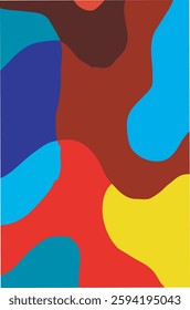 trendy geometric and fluid abstract background. Use for poster, cover, social media story, banner, fabric print,liquid.magazine covers, tabloids,paper art