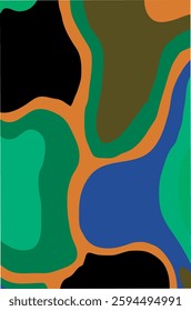 trendy geometric and fluid abstract background. Use for poster, cover, social media story, banner, fabric print,liquid.magazine covers, tabloids,paper art