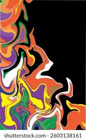 trendy geometric and fluid abstract background. Use for poster, cover, social media story, banner, fabric print,liquid.magazine covers, tabloids,paper art

