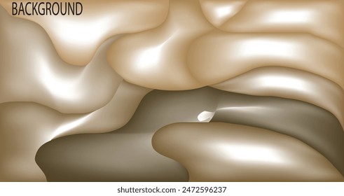 Trendiger geometrischer und flüssiger abstrakter Hintergrund, Hintergrund mit Lichteffekten, Verwendung für Poster, Cover, Social Media Story, Banner, Stoffdruck, Liquid, Zeitschriftencover, Boulevardblätter, Papierkunst, EPS 10