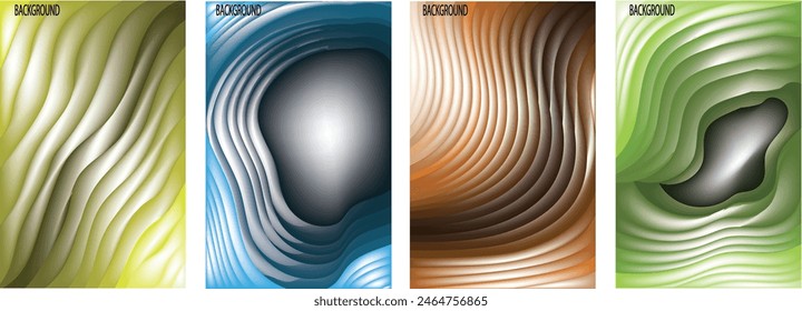 trendy geometric , fluid abstract colorful rainbow gradient background. Use for poster, cover, social media story, banner,  fabric print,liquid,eps 10