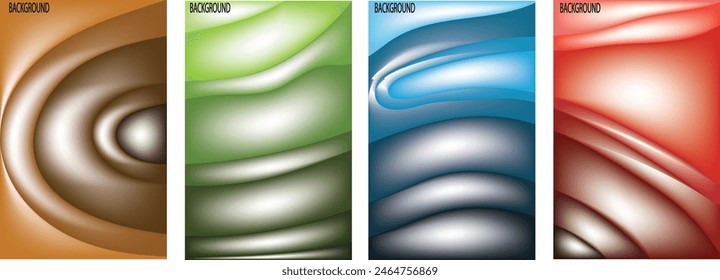 trendy geometric , fluid abstract colorful rainbow gradient background. Use for poster, cover, social media story, banner,  fabric print,liquid,eps 10