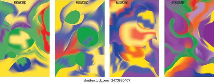 trendy geometric and fluid abstract colorful background,background with light effects, Use for poster, cover, social media story, banner, fabric print,liquid,magazine covers, tabloids,paper art,EPS 10