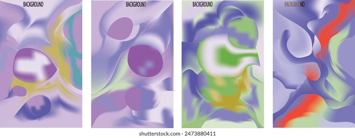 trendy geometric and fluid abstract colorful background,background with light effects, Use for poster, cover, social media story, banner, fabric print,liquid,magazine covers, tabloids,paper art,EPS 10