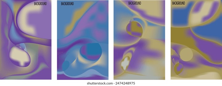 trendy geometric and fluid abstract colorful background,background with light effects, Use for poster, cover, social media story, banner, fabric print,liquid,magazine covers, tabloids,paper art,EPS 10