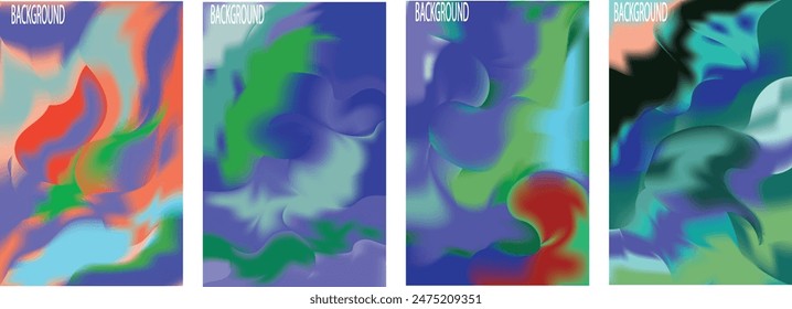 trendy geometric and fluid abstract colorful background,background with light effects, Use for poster, cover, social media story, banner, fabric print,liquid,magazine covers, tabloids,paper art,EPS 10