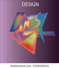trendy geometric and fluid abstract colorful background,background with light effects, Use for poster, cover, social media story, banner, fabric,eps 10