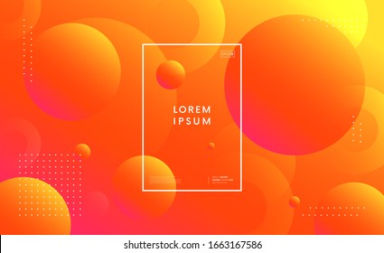 Trendy geometric gradient background vector design. Minimal abstract backdrop.