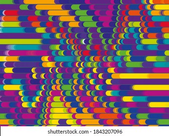 Trendy geometric, great design for any purposes. Vector rainbow background. Geometric texture background. Abstract pattern, poster.