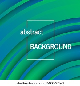 Trendy geometric green background with abstract circles shapes. Card design. Futuristic dynamic pattern design. Vector illustration