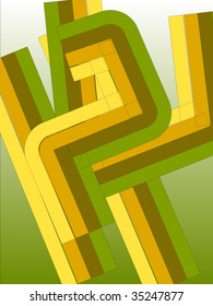 Trendy Geometric Lines Design