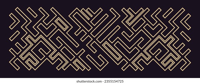 Trendy geometric pattern stock illustration.