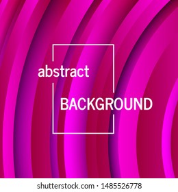 Trendy geometric purple background with abstract circles shapes. Card design. Futuristic dynamic pattern design. Vector illustration