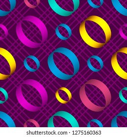 Trendy geometric seamless  pattern, abstract background for brochure, flyer or presentations design, vector illustration.