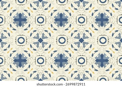Trendy geometric seamless patterns with earthy neutrals and vibrant pops for packaging, branding, and wallpapers