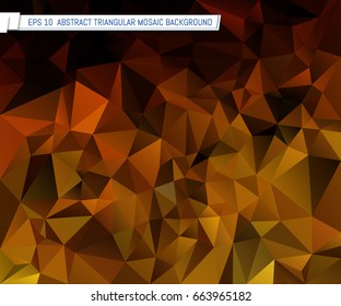 Trendy geometric shapes backdrop. Abstract triangular mosaic background. Retro style geometric pattern. Template for your design works. Vector illustration. 
