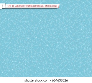 Trendy geometric shapes backdrop. Abstract triangular mosaic background. Retro style geometric pattern. Template for your design works. Vector illustration. 