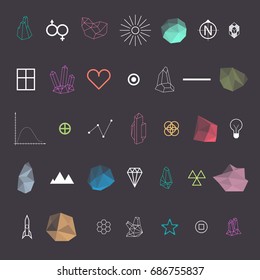 Trendy Geometric Shapes Collection