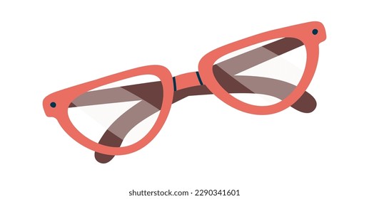 Trendy glasses flat icon Accessory. Vector illustration