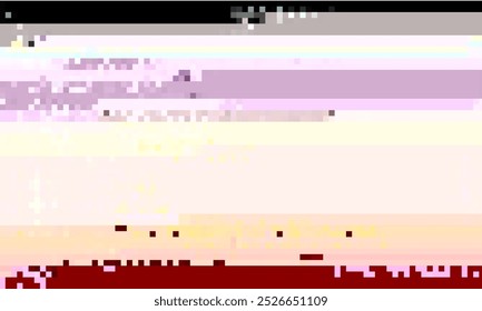Patrón de moda del glitch en el fondo oscuro. Elementos geométricos Abstractas