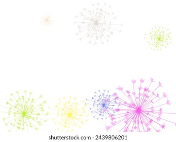 Trendy gold falling magic stars on white background sparkle pattern graphic design. Wreath made from doodle stars. 