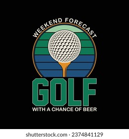 TRENDY GOLF T SHIRT DESIGN