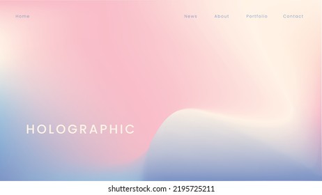 Trendy gradient background, colorful abstract fluid 3d shapes. Futuristic design wallpapers for banners, posters, covers, flyers, presentations, advertisements, landing pages