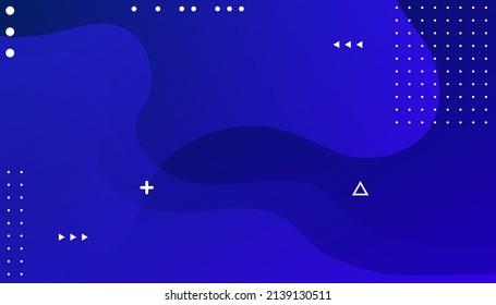Trendy gradient blue colors with abstract fluid shapes. Blue fluid shapes composition with trendy gradients. Eps10 vector