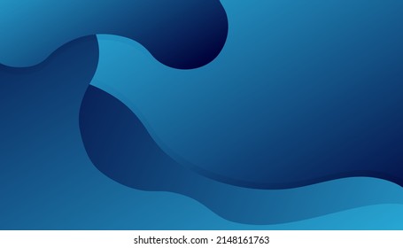 Trendy Farbverlauf-Blau-Farben mit abstrakten flüssigen Formen. Abstrakter Vektorhintergrund. Flüssiges Hintergrundkonzept, modernes Farbverlauf-Design, trendiger Hintergrund                                        
Design