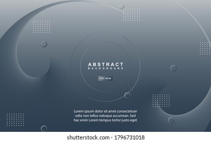 Trendy gradient color abstract background. Dynamic textured element design a combination with gray and white color. Light structure modern vector template can use for poster, flyer, magazine, journal