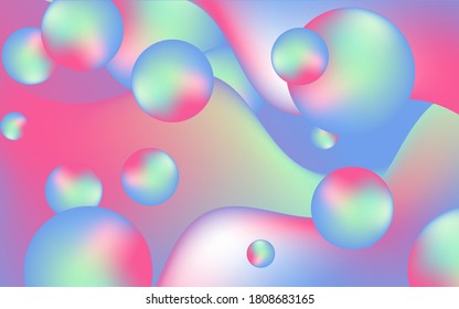 Fondo abstracto de color degradado de moda. Diseño dinámico de elementos texturados con una combinación de color de movimiento holograma. La plantilla vectorial moderna puede utilizarse para afiches, volantes, revistas, revistas, presentaciones