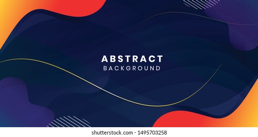 Trendy gradient color minimalistic background