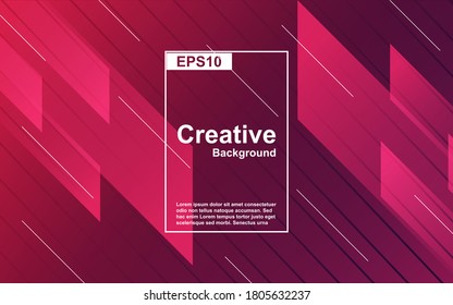 Trendy gradient design abstract geometric background with dynamic soft red color. Liquid and fluid vector layout template can use modern poster, digital presentation, business, landing page, banner