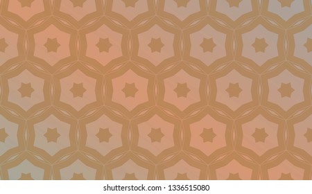 Trendy gradient geometric backdrop with hologram.Vector pattern