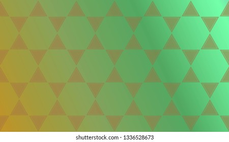 Trendy gradient geometric backdrop with hologram.Vector pattern