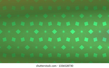 Trendy gradient geometric backdrop with hologram.Vector pattern