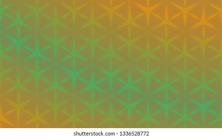 Trendy gradient geometric backdrop with hologram.Vector pattern