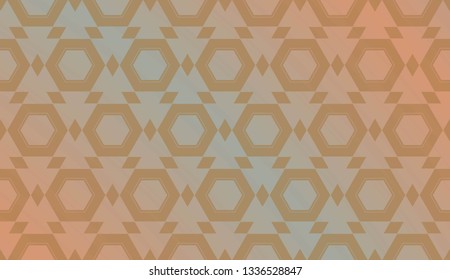 Trendy gradient geometric backdrop with hologram.Vector pattern