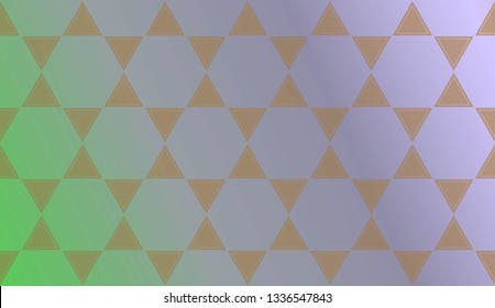 Trendy gradient geometric backdrop with hologram.Vector pattern