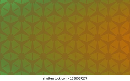 Trendy gradient geometric backdrop with hologram.Vector pattern