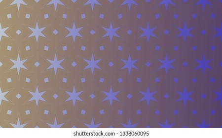Trendy gradient geometric backdrop with hologram.Vector pattern