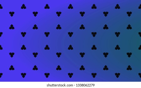Trendy gradient geometric backdrop with hologram.Vector pattern