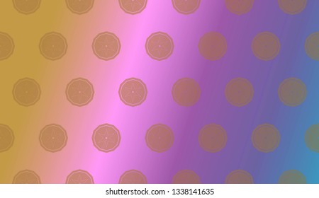 Trendy gradient geometric backdrop with hologram.Vector pattern